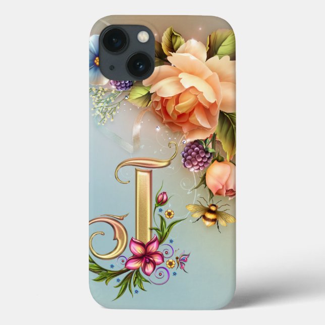 J Monogram  iPad Air Case (Back)