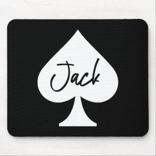J Of Spades Deck Of Cards Carnival Halloween Costu Mouse Pad