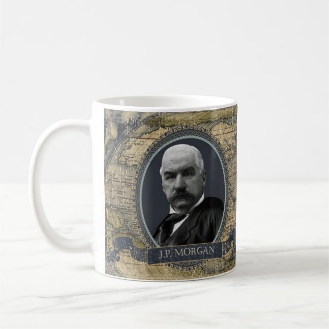 J.P. Morgan Historical Mug (Left)