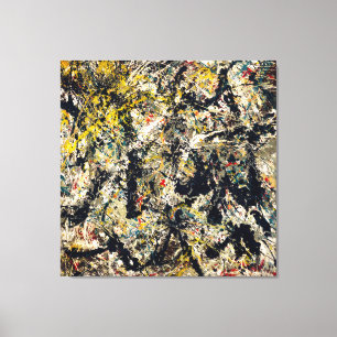 J. P. - Number 13 - 1950 - Action painting - Canvas Print