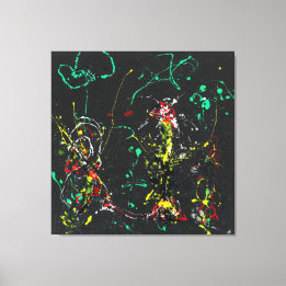 J. P. - Number 17 FIREWORKS - 1950 - Canvas Print