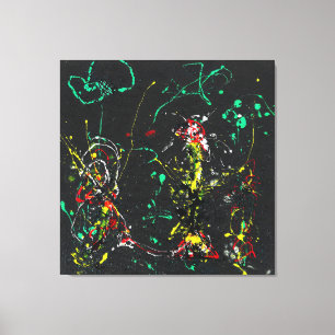 J. P. - Number 17 FIREWORKS - 1950 - Canvas Print