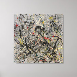 J. P. - Number 18 - 1950 - Action painting - Canvas Print