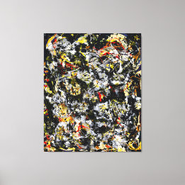 J. P. - Number 4 - 1951 - Action painting - Canvas Print