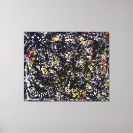 J. P. - Number 6 - 1949 - Action painting - Canvas Print