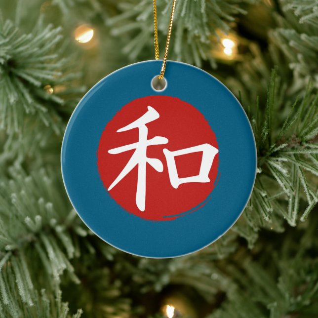 J-Peace Ceramic Ornament (Tree)