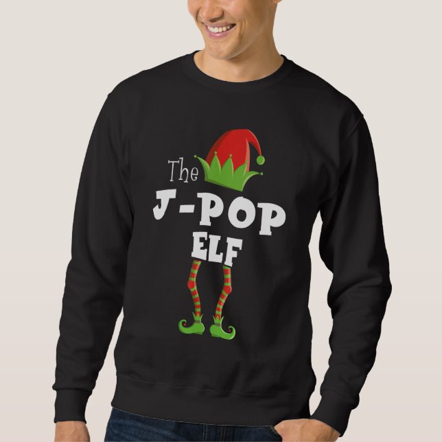 J Pop Elf Xmas Pajama Sweatshirt (Front)
