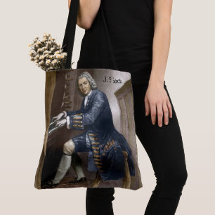 J.S. Bach at the Pipe Organ- Organist's Music Book Tote Bag