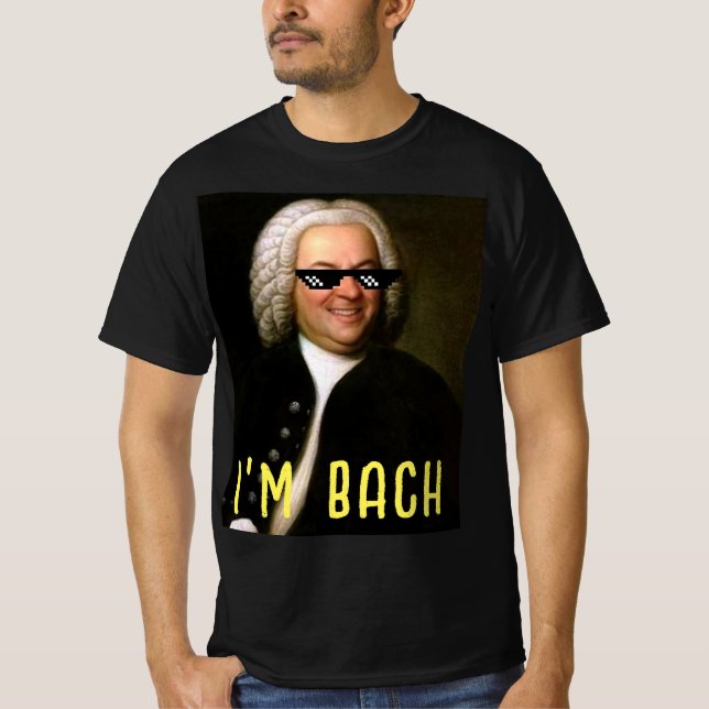 J.S. Bach Meme T-Shirt (Front)
