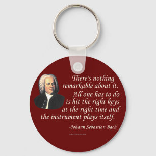 J.S. Bach on Playing Key Ring