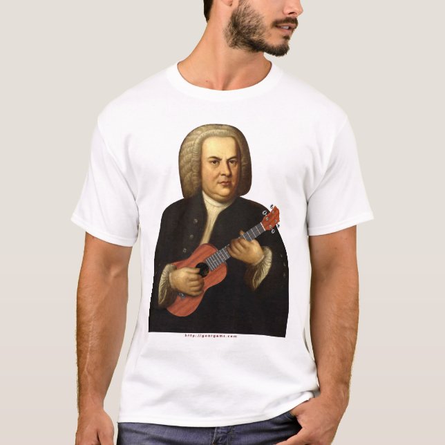 J.S.Bach on Uke T-Shirt (Front)