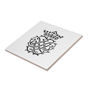 J.S. Bach seal Ceramic Tile