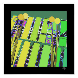 J Spoelstra Here Comes the Band - Marimba Poster