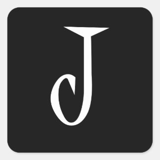J SQUARE STICKER