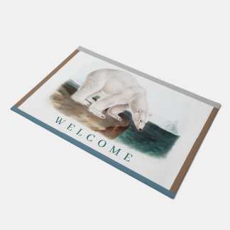 J.W. Audubon - Ursus Maritimus Polar Bear Doormat