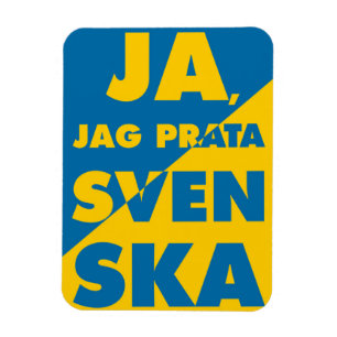 Ja, Jag Prata Svenska, Yes i speak Swedish Magnet