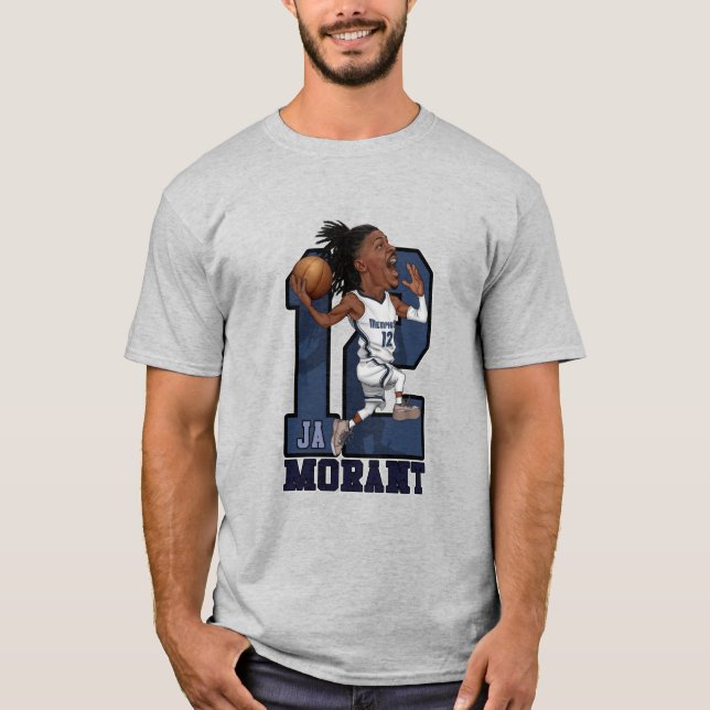 Ja Morant Caricature T-Shirt (Front)