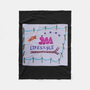Jaa Lifestyle Company Logo Panting  Fleece Blanket