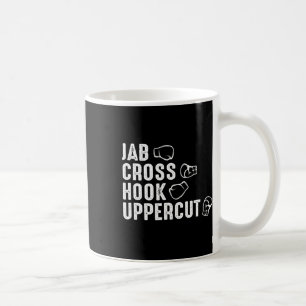 Jab Cross Hook Uppercut Boxing Gloves Boxer Coffee Mug