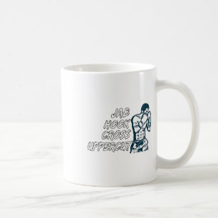 Jab Hook Cross Uppercut Boxing For Boxer Men Boys  Coffee Mug