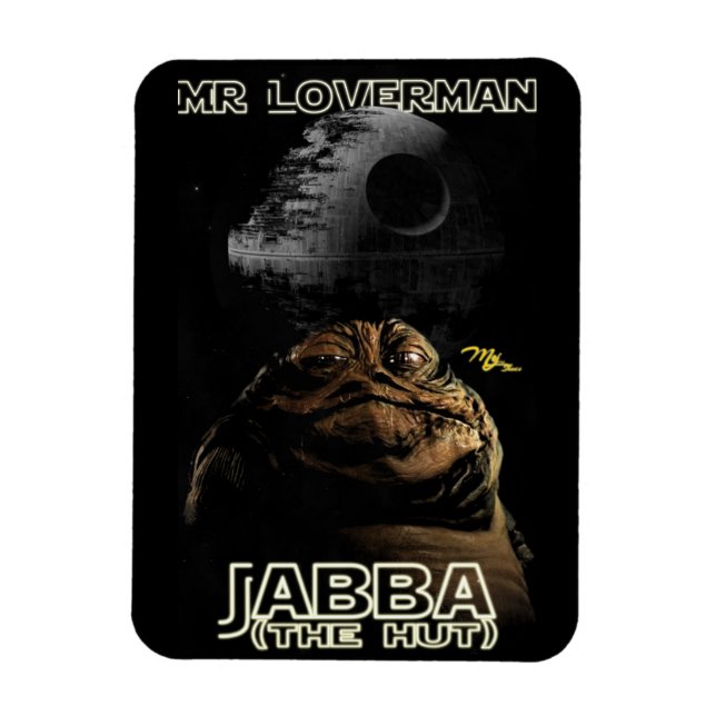 Jabba The Hut x Mr Loverman (Shabba Ranks) Magnet (Vertical)