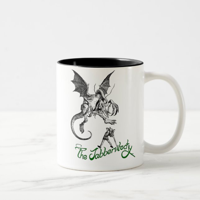 jabberwock Two-Tone coffee mug (Right)
