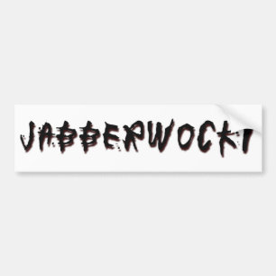 Jabberwocky Bumper Sticker