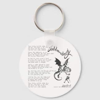 Jabberwocky Poem Key Ring
