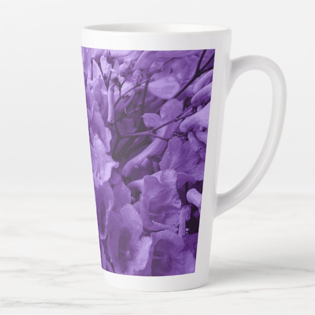Jacaranda Blooms Latte Mug (Right)