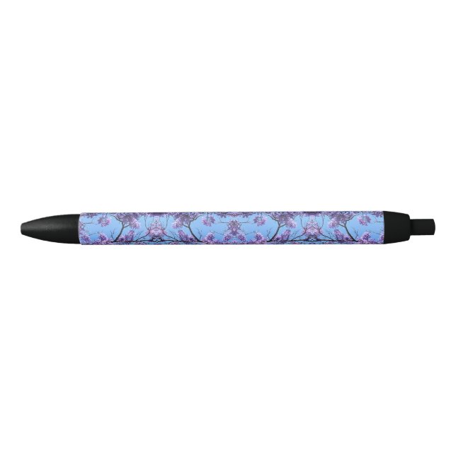Jacaranda Blossoms Black Ink Pen (Front)