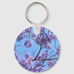 Jacaranda Blossoms Key Ring