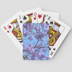 Jacaranda Blossoms Playing Cards
