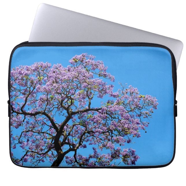 Jacaranda Laptop Sleeve (Front)