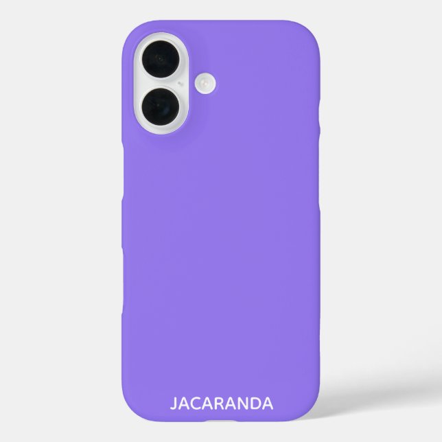 Jacaranda purple colour name Case-Mate iPhone case (Back)
