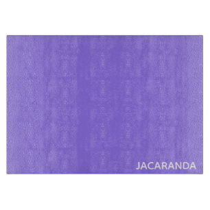Jacaranda purple colour name cutting board