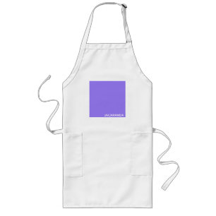 Jacaranda purple colour name long apron