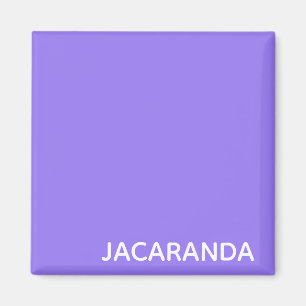 Jacaranda purple colour name magnet