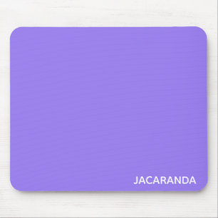 Jacaranda purple colour name mouse pad