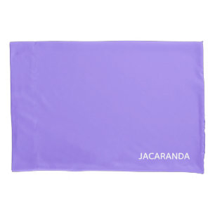 Jacaranda purple colour name pillowcase