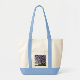 **"Jacaranda Reflections: Houseboats on the Murray Tote Bag