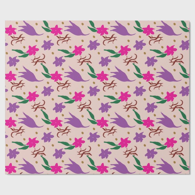 Jacaranda Season Wrapping Paper (Flat)