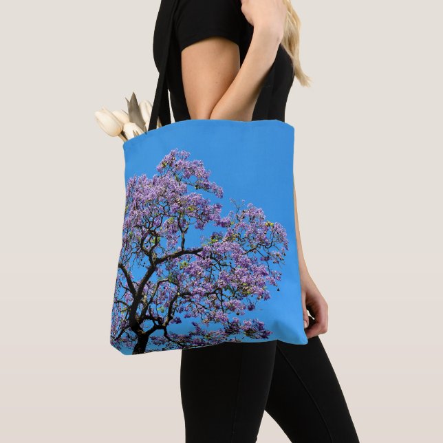 Jacaranda Tote Bag (Close Up)