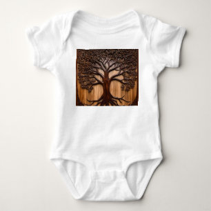 Jacaranda Tree: Nature's Artistry in Wood, Baby Bodysuit