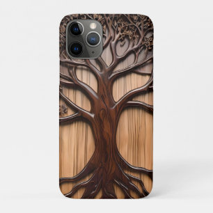 Jacaranda Tree: Nature's Artistry in Wood, iPhone 11 Pro Case