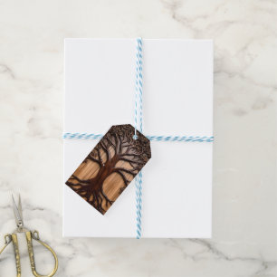 Jacaranda Tree: Nature's Artistry in Wood, Gift Tags