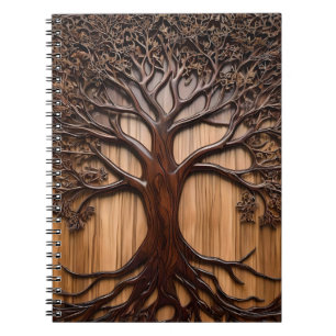 Jacaranda Tree: Nature's Artistry in Wood, Notebook
