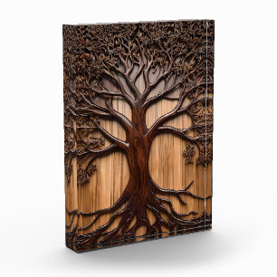 Jacaranda Tree: Nature's Artistry in Wood, Photo Block