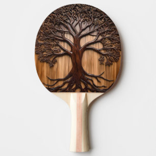 Jacaranda Tree: Nature's Artistry in Wood, Ping Pong Paddle
