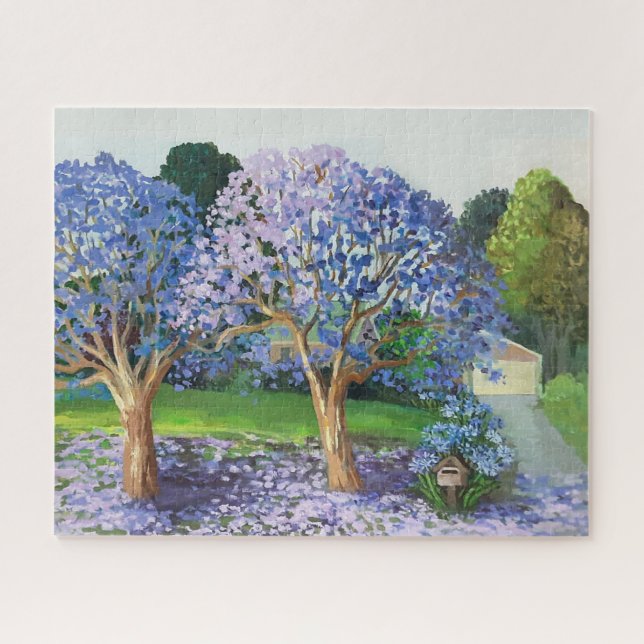 Jacaranda trees Puzzle (Horizontal)
