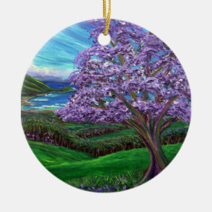 Jacaranda Upcountry Ceramic Tree Decoration